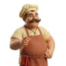 Pizza Planet pizzaiolo chef pointing forward