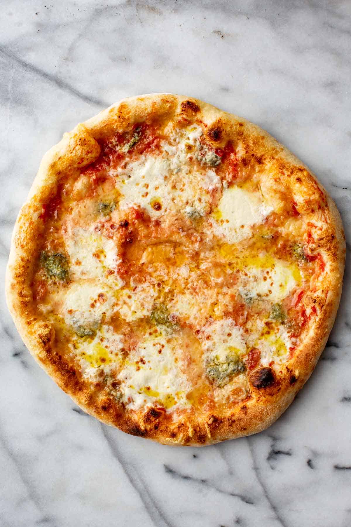 Quattro Formaggi (Four Cheese) pizza