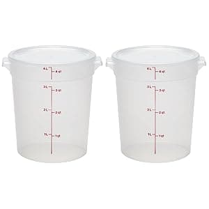 Cambro 4qt Dough Proofing Containers (2-pack)